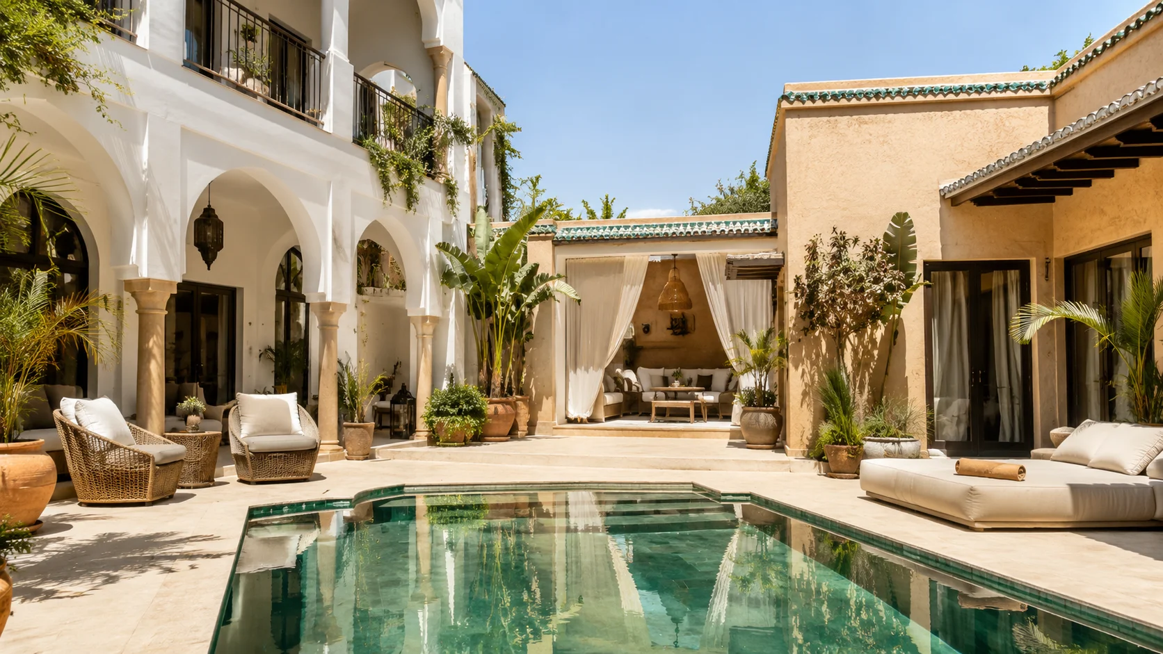 Villas, Riads, Hôtels pour hébergement de groupe
