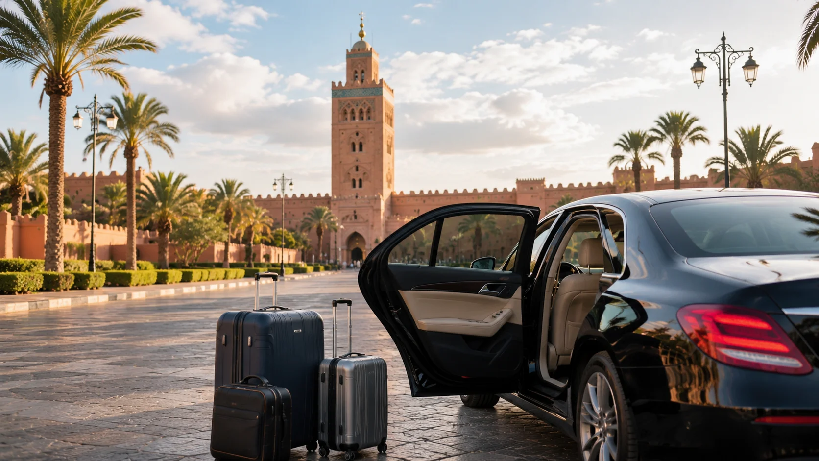 coche privado con conductor en Marruecos