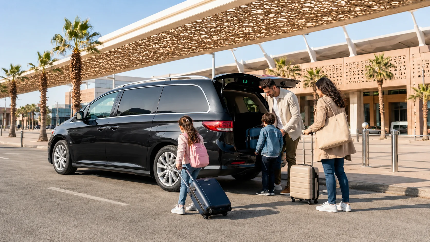 alquiler de coche en Marruecos con niños