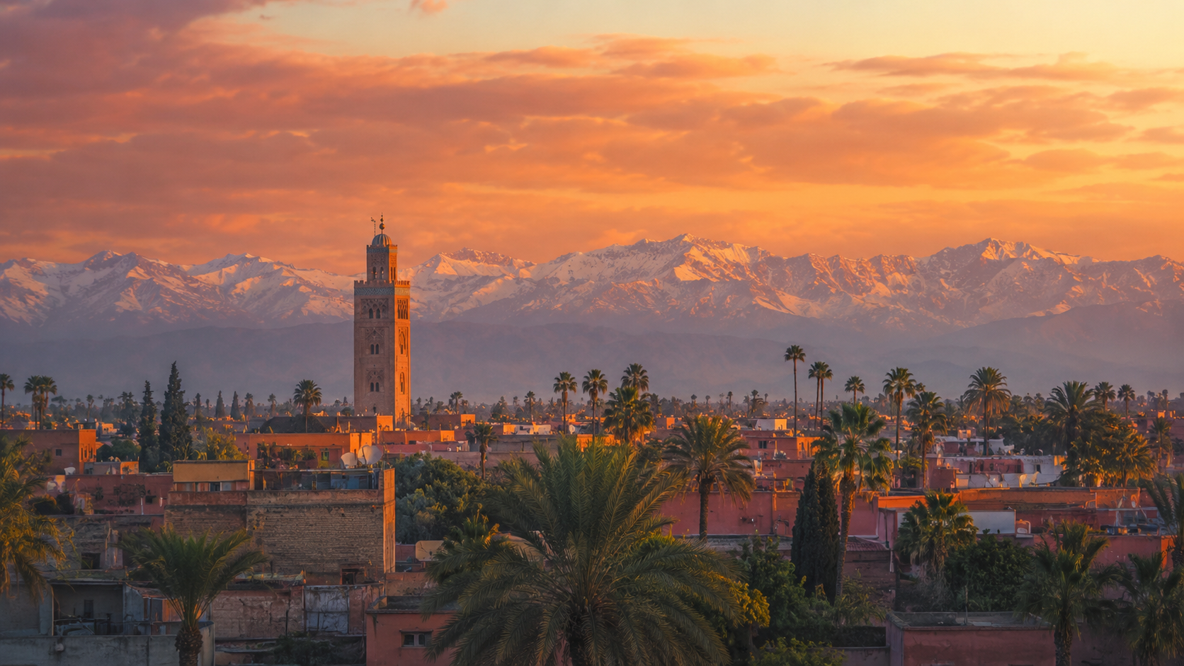 Marrakech in de Winter
